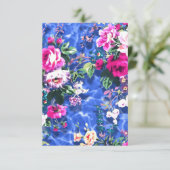Bouquets met rozen bedankkaart (Staand voorkant)