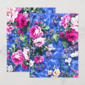 Bouquets met rozen briefkaart (Voorkant / Achterkant)