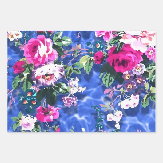 Bouquets met rozen inpakpapier vel (Voorkant 3)