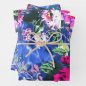 Bouquets met rozen inpakpapier vel (In situ)