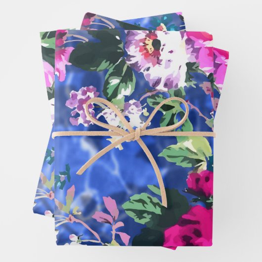 Bouquets met rozen inpakpapier vel (In situ)