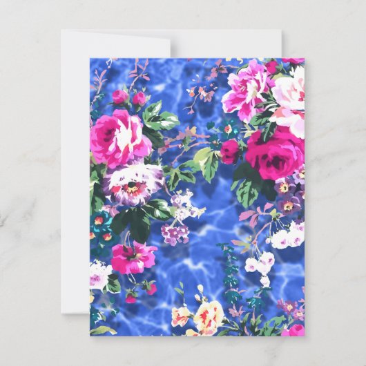 Bouquets met rozen notitiekaartje (Voorkant)