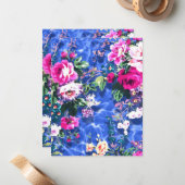 Bouquets met rozen notitiekaartje (Voorkant / Achterkant in situ)
