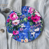 Bouquets met rozen ronde button 6,0 cm (In situ)