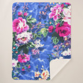 Bouquets met rozen sherpa deken (Voorkant)