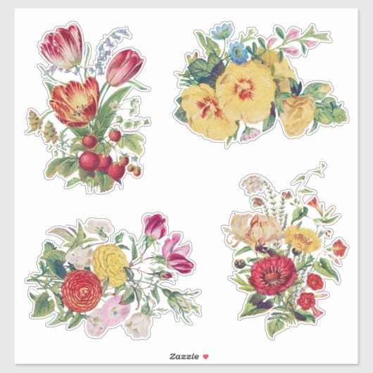  Bouquets Sticker set (Vel)