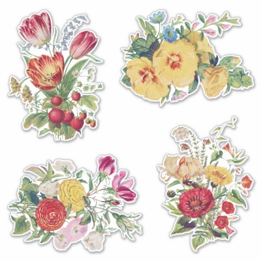 Bouquets Sticker set (Voorkant)