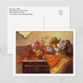 Bouquets van Paul Gauguin Briefkaart (Voorkant / Achterkant)