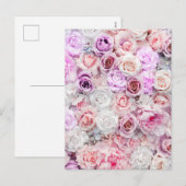 Bouquets van Roos 2 Feestdagenkaart (Voorkant / Achterkant)
