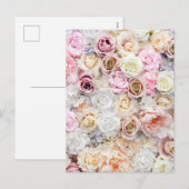 Bouquets van Rozen 1 Feestdagenkaart (Voorkant / Achterkant)