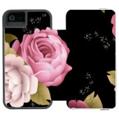 Bouquets van Rozen 3 Incipio iPhone Portemonnee Hoesje (Agenda Open)