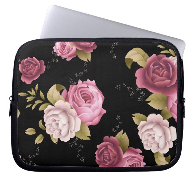 Bouquets van Rozen 3 Laptop Sleeve (Voorkant)