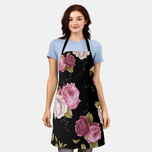 Bouquets van Rozen 3 Schort (Gedragen)
