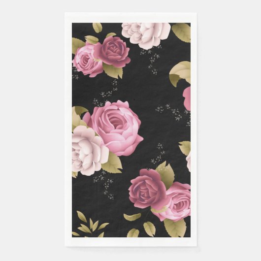 Bouquets van Rozen 3 Servet (Voorkant)