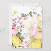 Bouquets van Rozen 4 Bedankkaart (Achterkant)