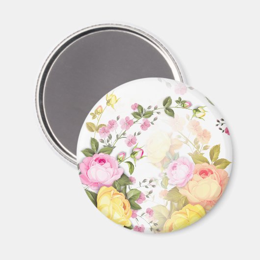 Bouquets van Rozen 4 Magneet (Voorkant / Achterkant)