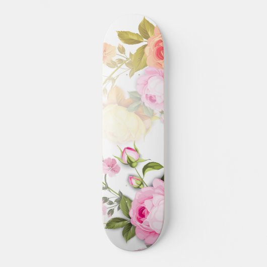 Bouquets van Rozen 4 Persoonlijk Skateboard (Voorkant)