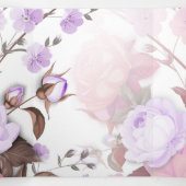 Bouquets van Rozen 5 Drieluik Wenskaart (Binnenkant midden)