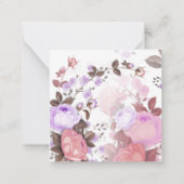 Bouquets van Rozen 5 Notitiekaartje (Achterkant)