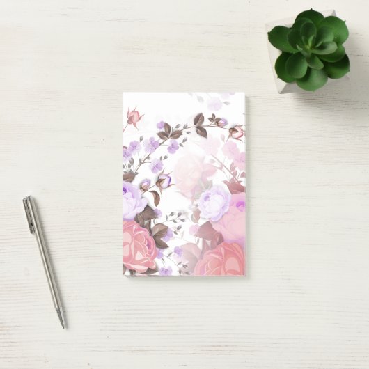 Bouquets van Rozen 5 Post-it® Notes (Kantoor)