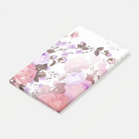 Bouquets van Rozen 5 Post-it® Notes (Schuin)