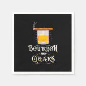 Bourbon And Cigars Servet (Voorkant)