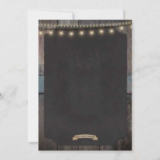 Bourbon Beer en BBQ 40th Birthday Invitation Kaart (Achterkant)