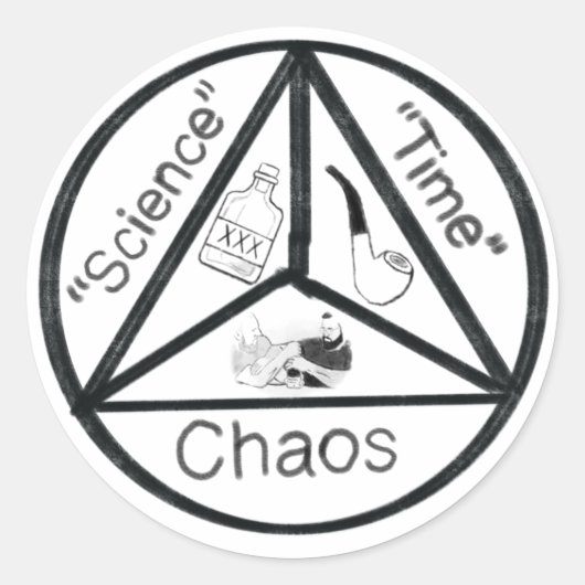 Bourbon Bets Research Group Logo Sticker (Voorkant)