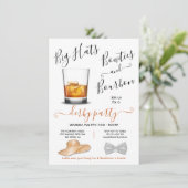 Bourbon Big Petten & Bowties Derby Party Kaart (Staand voorkant)