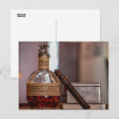 BOURBON & CIGAR Postcard Briefkaart (Voorkant / Achterkant)