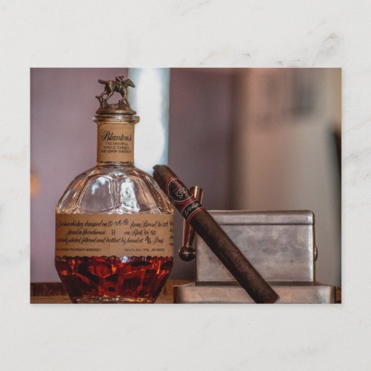 BOURBON & CIGAR Postcard Briefkaart (Voorkant)