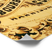 Bourbon Cordial ~ Adverteren. Poster (Hoek)
