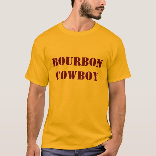 Bourbon Cowboy T-shirts (Voorkant)