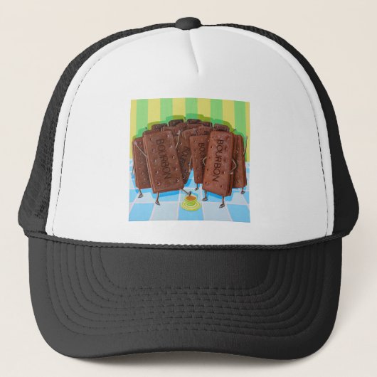 Bourbon Cream Tea Trucker Pet (Voorkant)