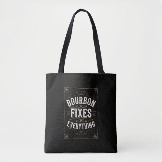 Bourbon Day lost alles op Tote Bag (Voorkant)