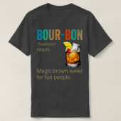 Bourbon definitie t-shirt (Design voorkant)