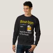 Bourbon Definition Magic Brown Water for People 1 Trui (Voorkant volledig)