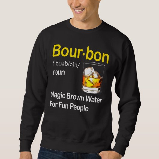 Bourbon Definition Magic Brown Water for People 1 Trui (Voorkant)