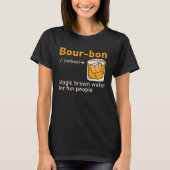 Bourbon Definition Magic Brown Water  Whisky  Men T-shirt (Voorkant)