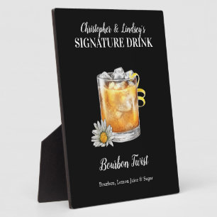 Bourbon Drink ・ PERSONALIZE deze Drink van de Hand Fotoplaat