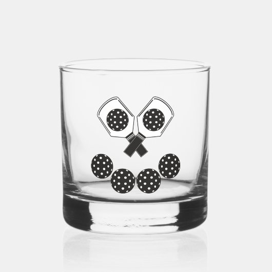 Bourbon en augurkenbal whisky glas (Voorkant)