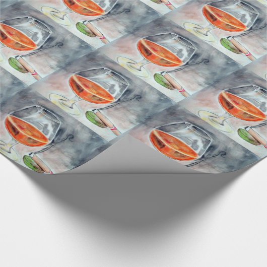 Bourbon en rook cadeaupapier (Hoek)