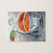 Bourbon en rook legpuzzel (Horizontaal)