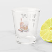Bourbon en sigaar verjaardagsfeestje shot glas (Achterkant)