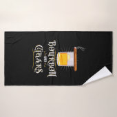 Bourbon en sigaren badhanddoek (Badhanddoek)