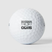 Bourbon en sigaren golfballen (Voorkant)