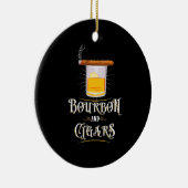 Bourbon en sigaren keramisch ornament (Rechts)