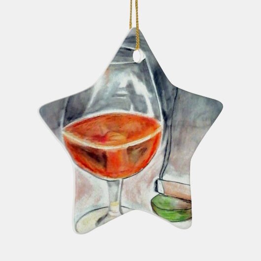 Bourbon en Smoke Keramisch Ornament (Rechts)