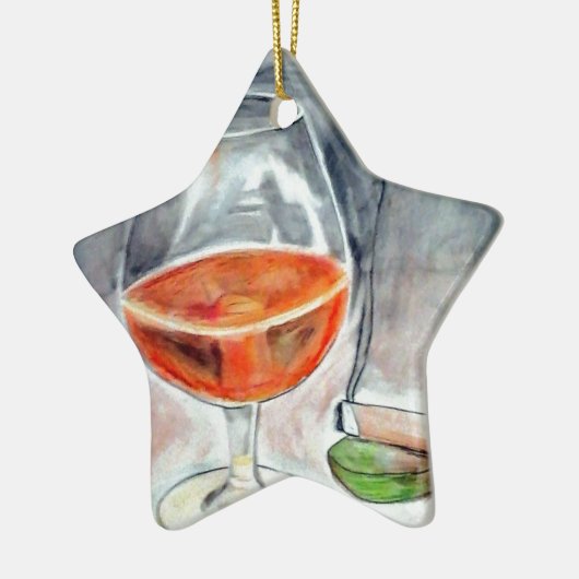 Bourbon en Smoke Keramisch Ornament (Links)