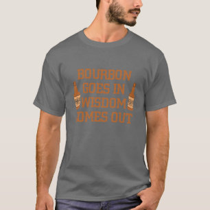 Bourbon gaat naar binnen t-shirt